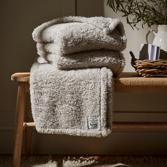 Teddy Bear Throw Dunelm