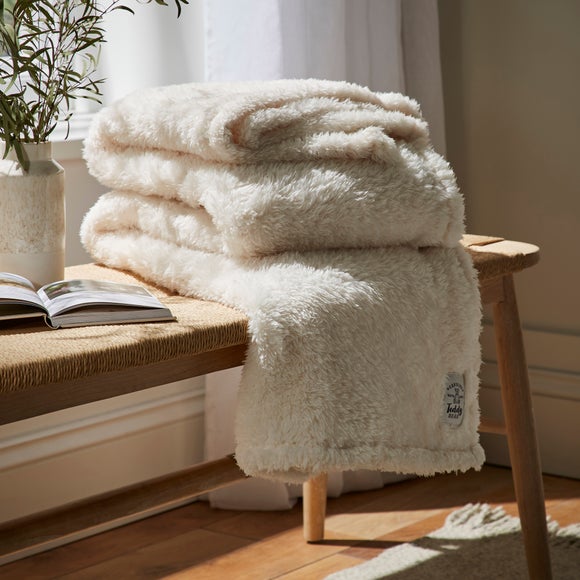 Faux fur throw dunelm hot sale