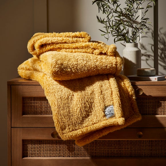 Dunelm mustard throw new arrivals