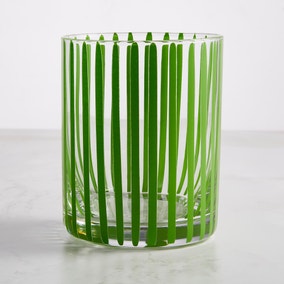 Striped Tumbler Glass