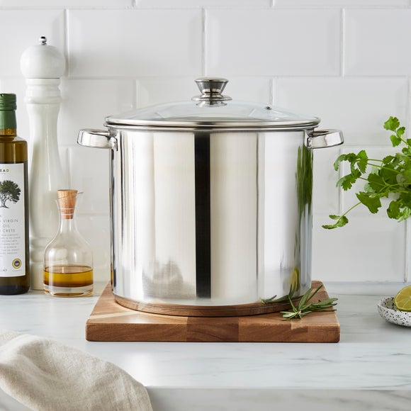 Click to view product details and reviews for Essentials Stainless Steel 26cm Stockpot.