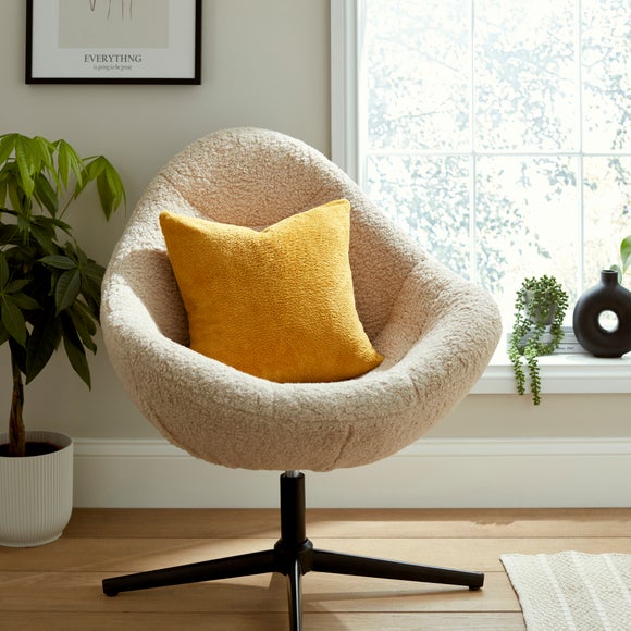 Dunelm mustard online chair