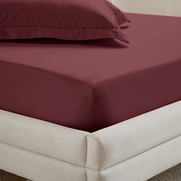 Dorma Crisp & Fresh 400 Thread Count Egyptian Cotton Percale Fitted Sheet