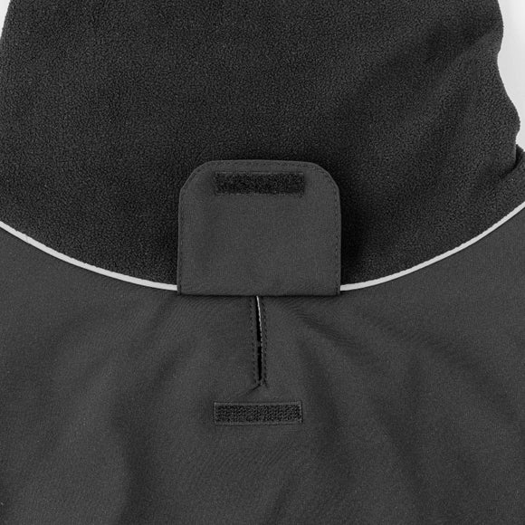 Hugo & Hudson Black Thermal Dog Coat Dunelm