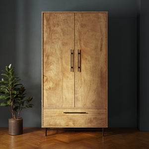 Bryant Double Wardrobe- Mango Wood Effect