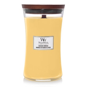 Woodwick  Seaside Mimosa Large Hourglass Crackle Candle