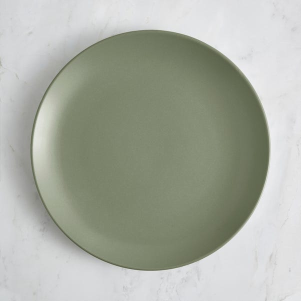 Stoneware Dinner Plate, Sage image 1 of 3