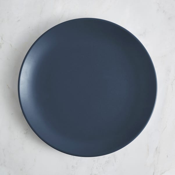 Stoneware Dinner Plate, Blue image 1 of 3
