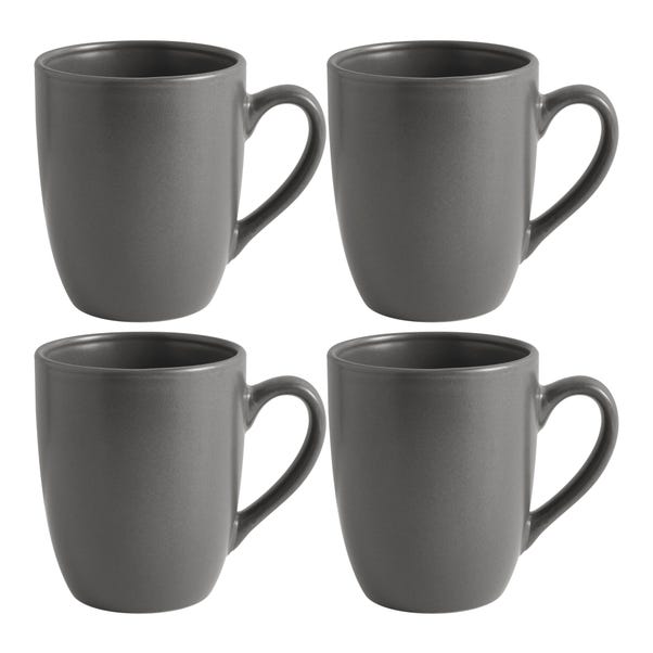 Set of 4 Stoneware Mugs image 1 of 3