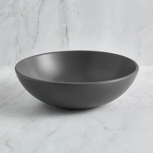 Charcoal Stoneware Cereal Bowl image 1 of 2
