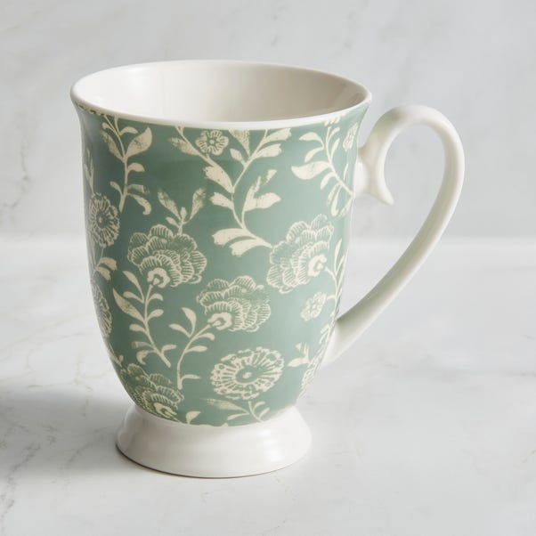 Ella Floral Footed Tea Cup image 1 of 2