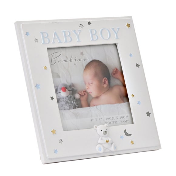 Click to view product details and reviews for Bambino Resin Baby Boy Photo Frame.