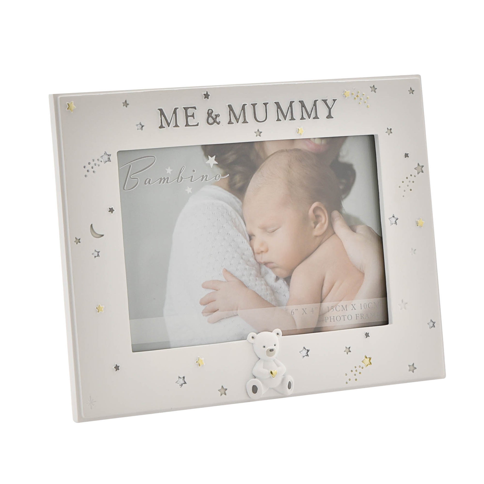 Photos - Photo Frame / Album Bambino Resin Mummy & Me Photo Frame White 