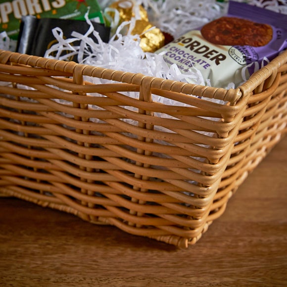 Make Your Own Large Hamper, Grey Dunelm