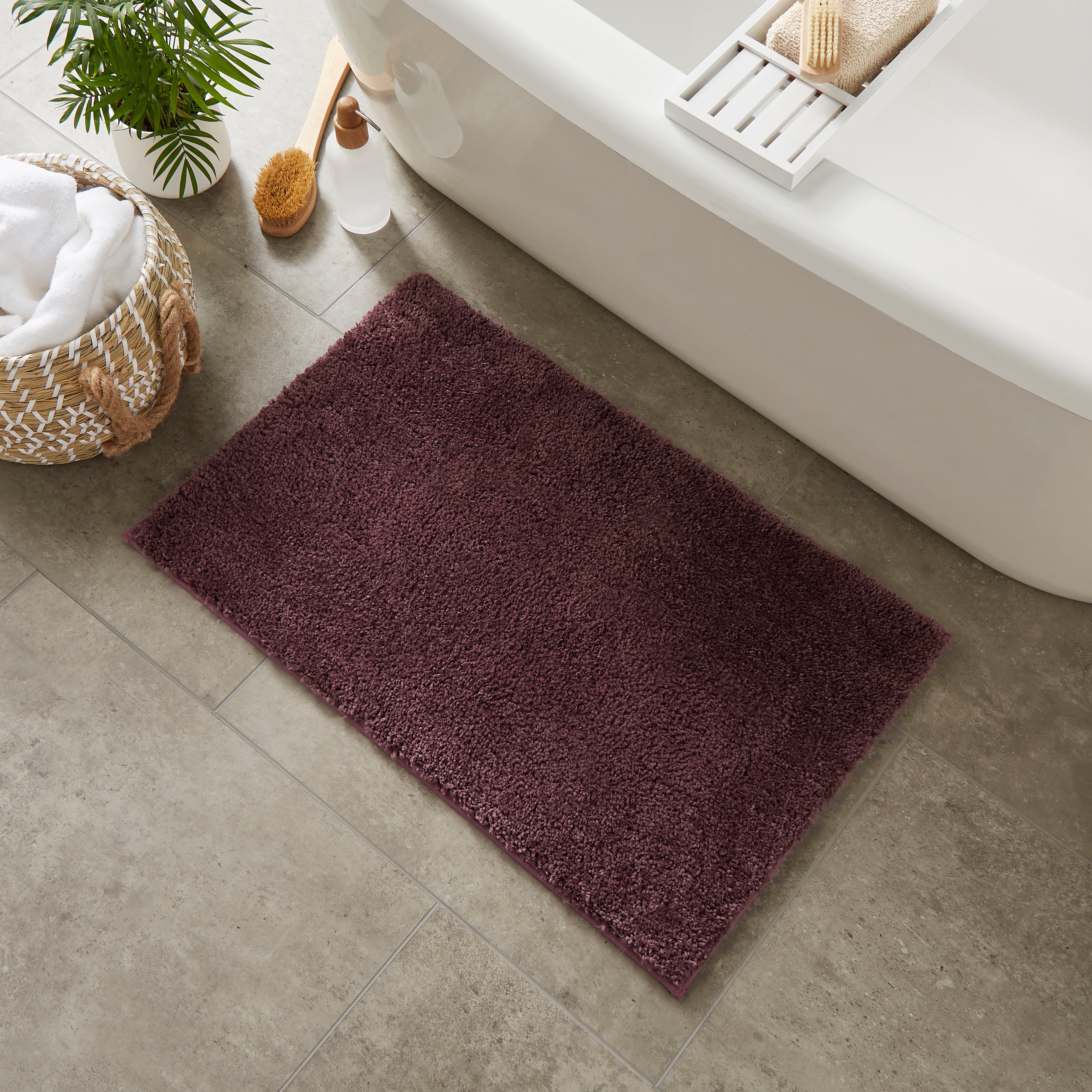 Ultimate Polyester Bath Mat Thistle