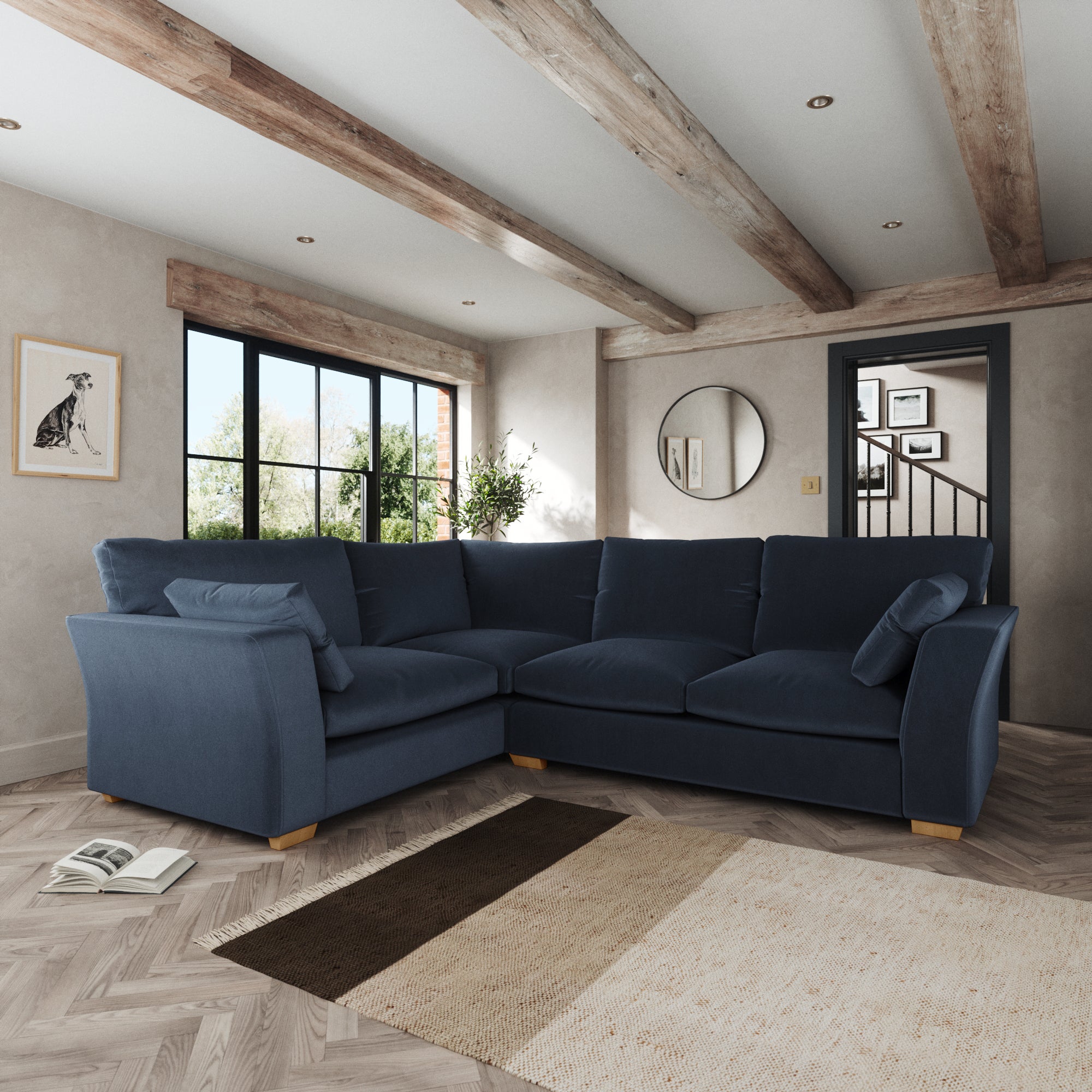 Blakeney Corner Sofa Navy