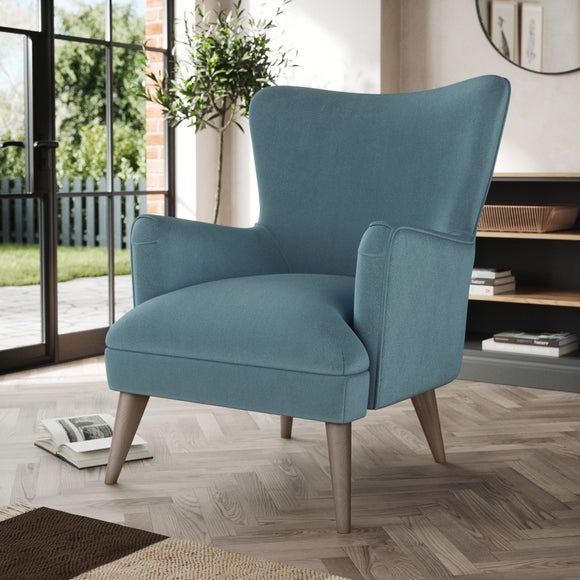 Dunelm 2024 teal chair