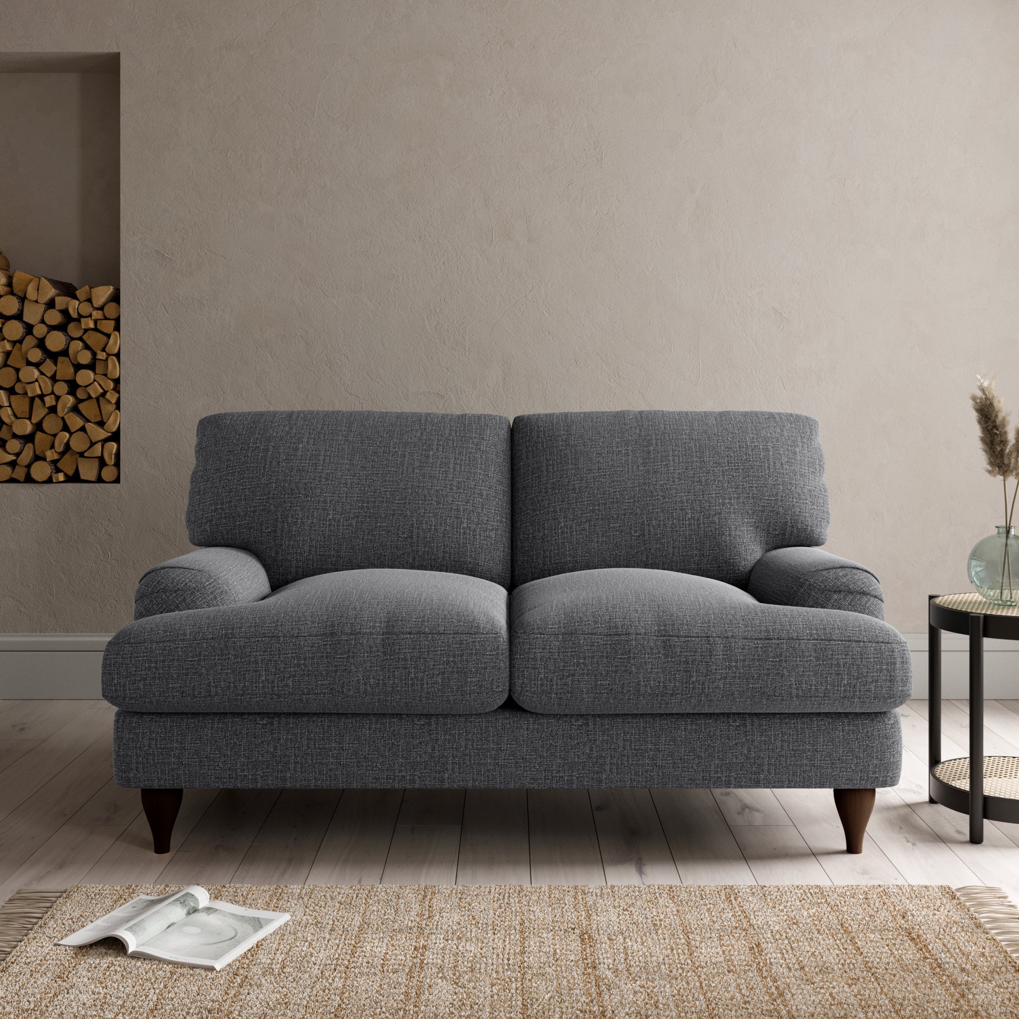 Darwin 2 Seater Sofa Grey