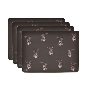 Meg Hawkins Set of 4 Stag Placemats