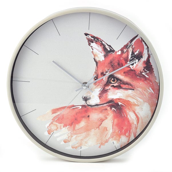 Meg Hawkins Fox Wall Clock  image 1 of 2