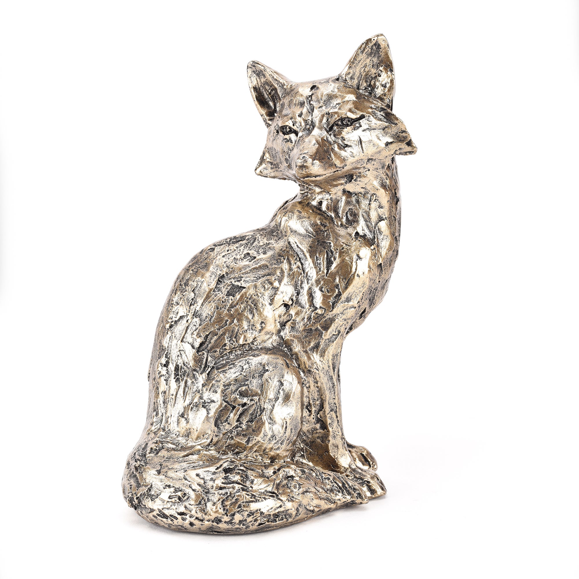Meg Hawkins Resin Fox Ornament Bronze