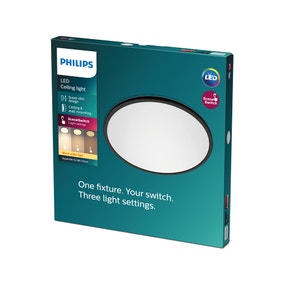 Philips Warm White Superslim Integrated LED Flush Ceiling Light