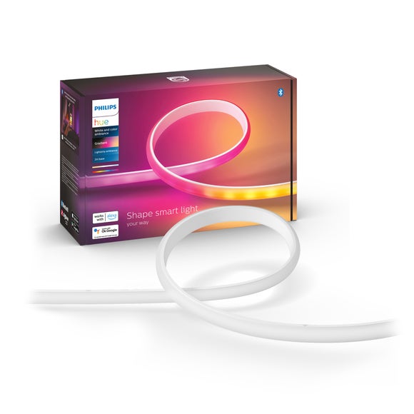 Philips HUE Gradient Smart LED 2m Light Strip Kit Dunelm