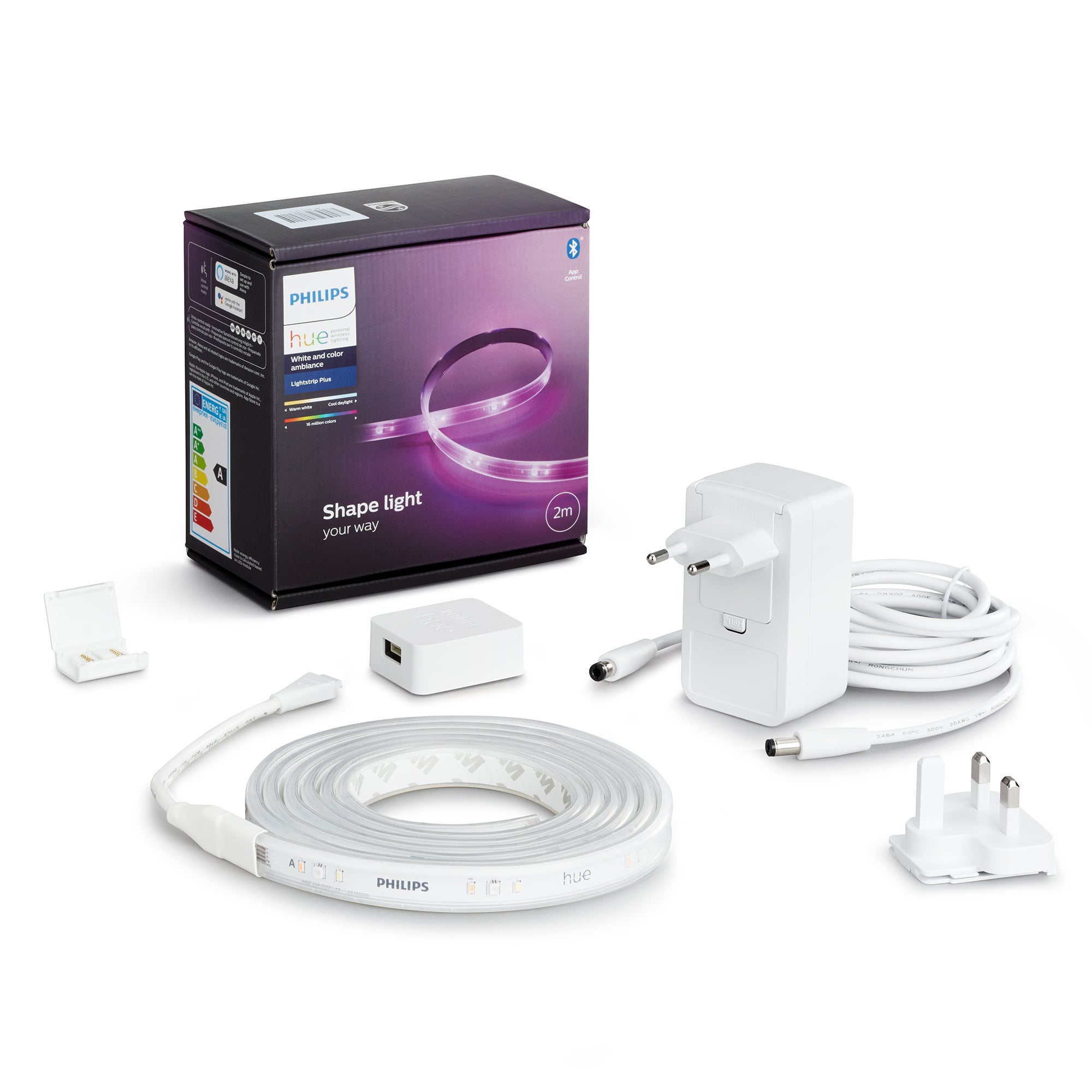 Philips HUE Smart LED 2m Lightstrip Kit White