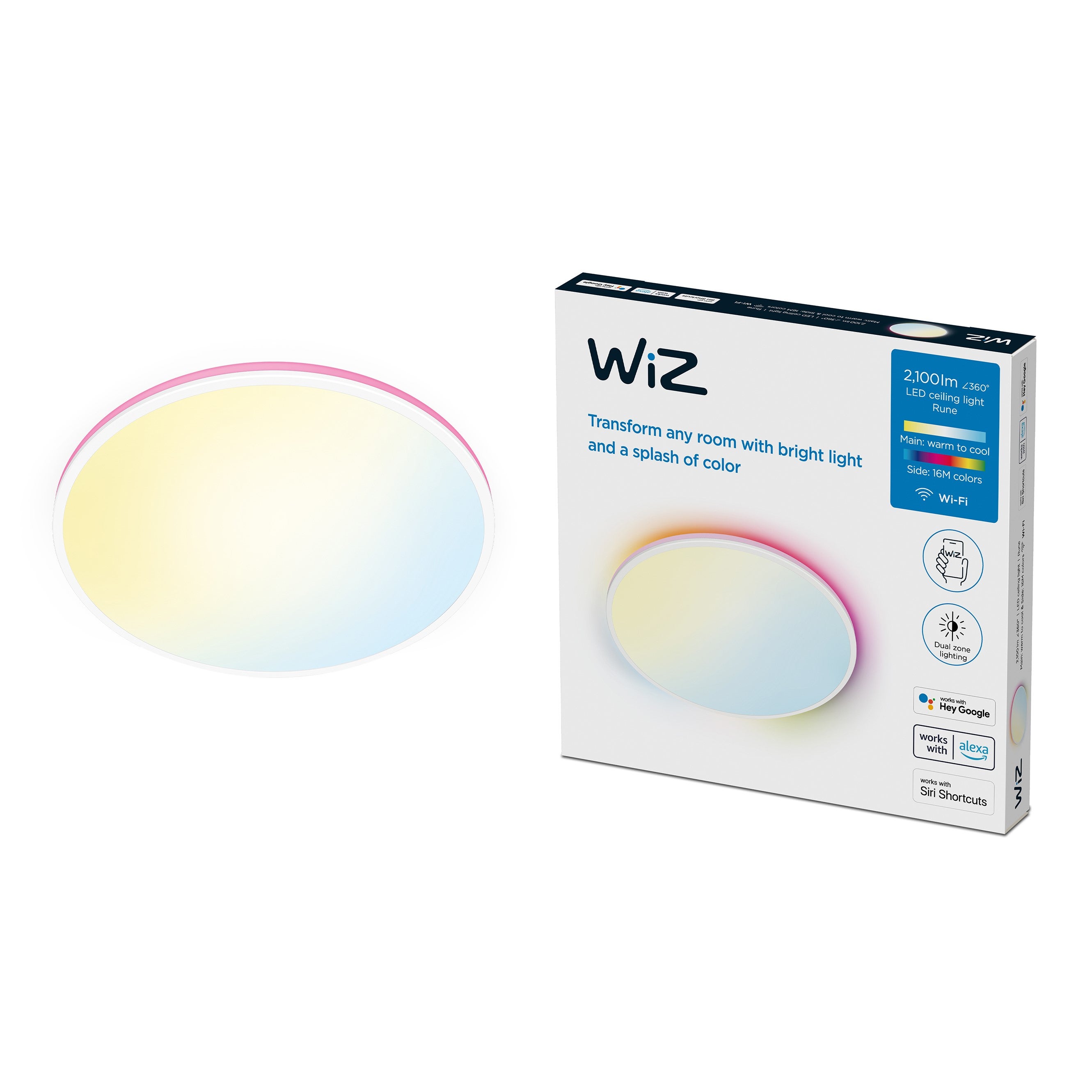 Wiz Aura Smart Led Ceiling Light White