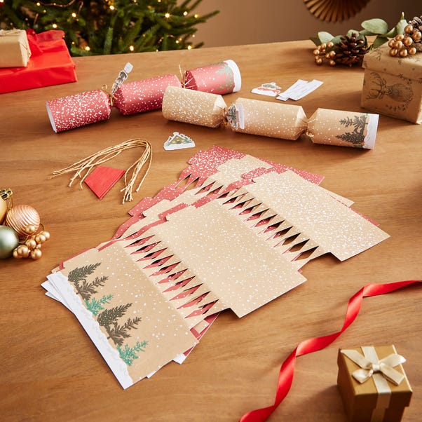 Pack of 6 Luxury Christmas Scene Make Your Own Crackers image 1 of 5