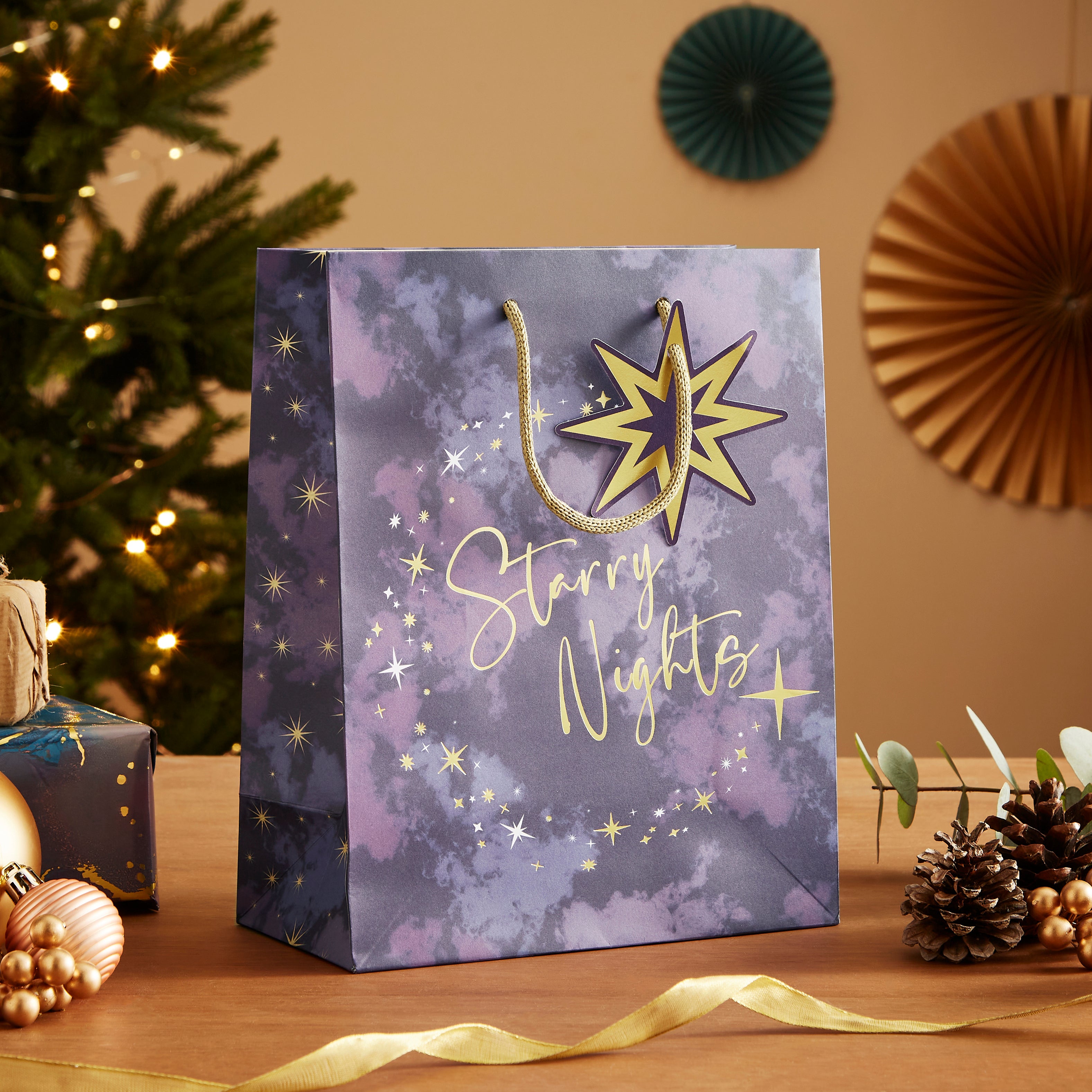 Medium Recyclable Magical Starry Night Gift Bag