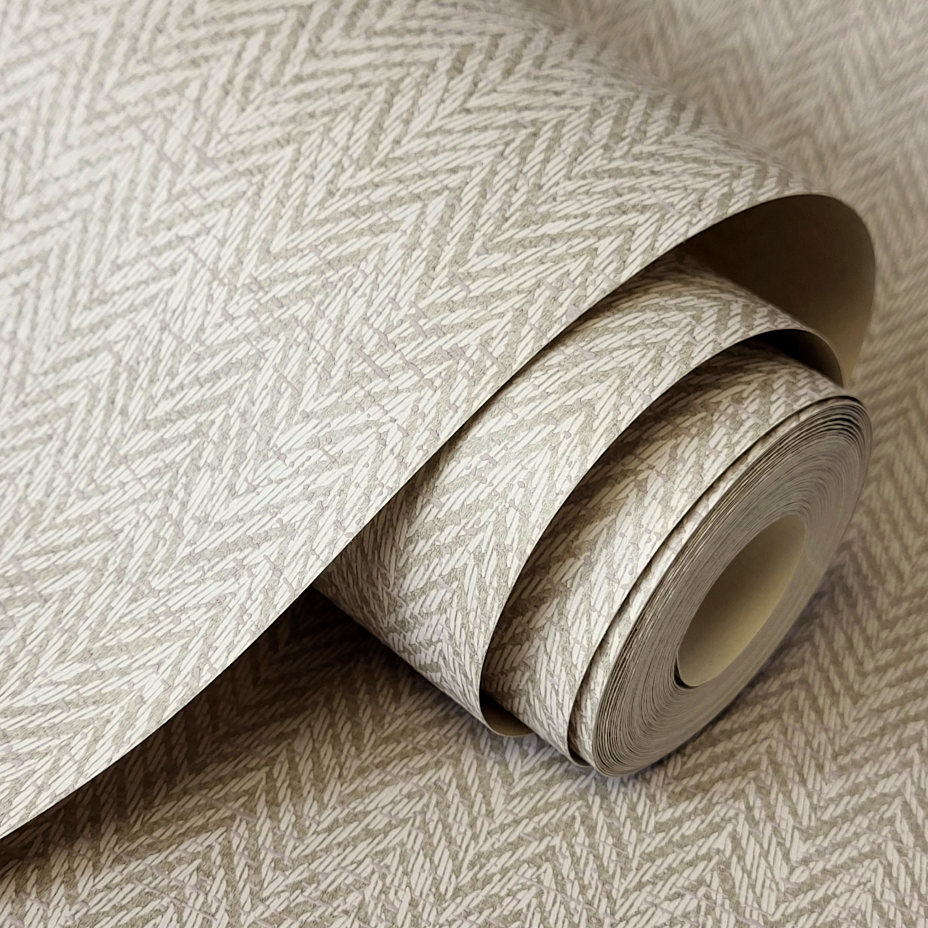 Churchgate Herringbone Wallpaper | Dunelm