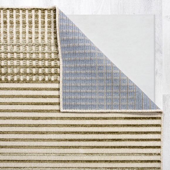 PractiRug Fletcher Stripe Washable Rug Dunelm