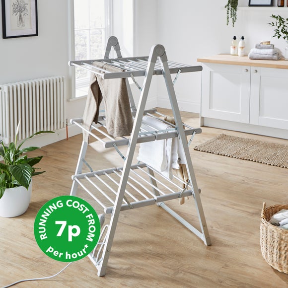 Heated drying rack dunelm sale