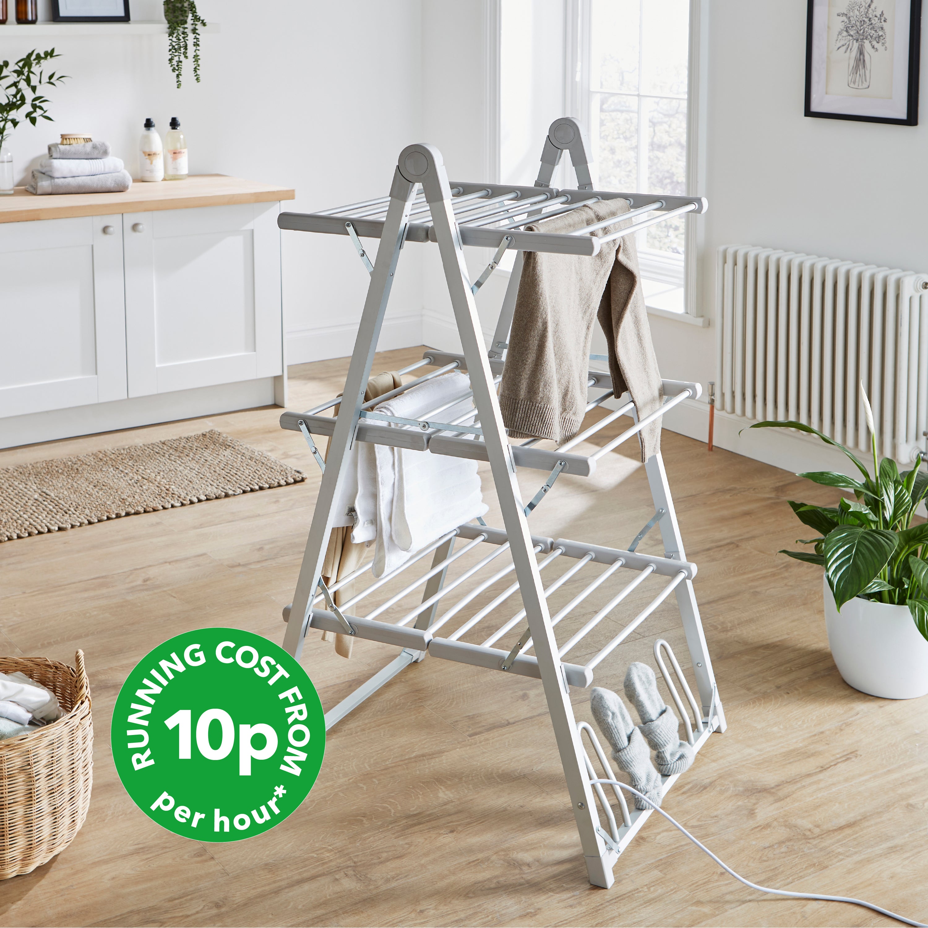 3 Tier Heated Airer