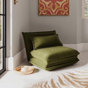 Jackson Velvet Foldable Single Sofa Bed