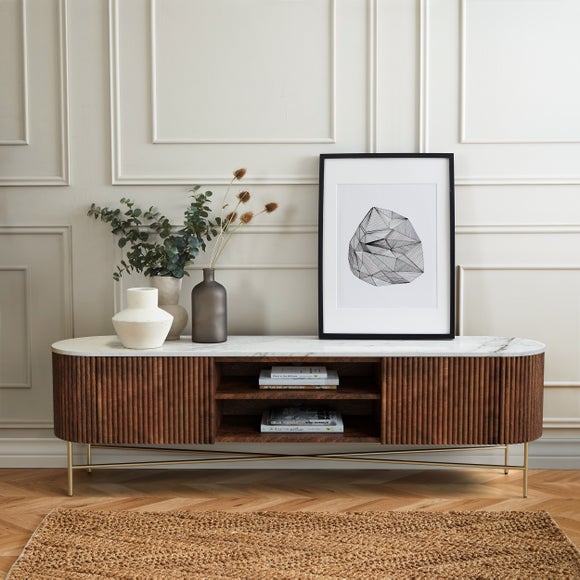 Nexera marble online tv stand