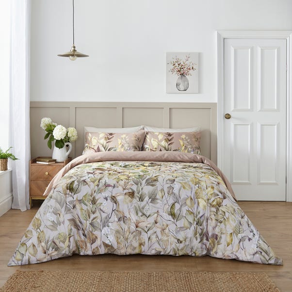 Kyoto Collection Fall 100% Cotton Reversible Duvet and Pillowcase Set image 1 of 3