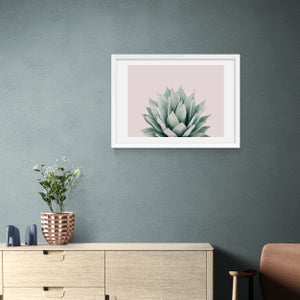 East End Prints Blush Succulent Print