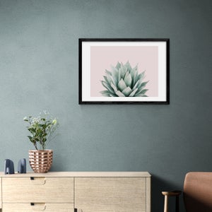 East End Prints Blush Succulent Print
