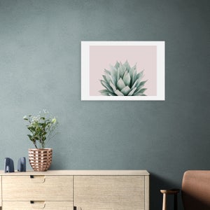 East End Prints Blush Succulent Print