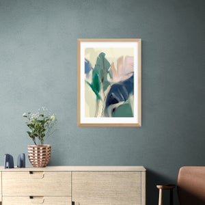 East End Prints Pastel Leaves Print