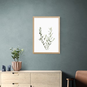 East End Prints Botanical Ii - Olive Branch Print