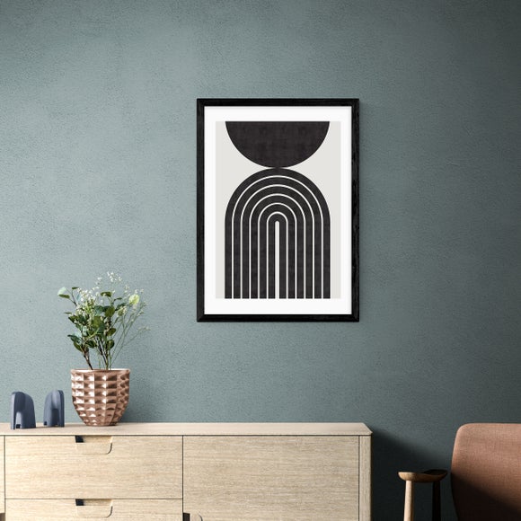 East End Prints Abstract Rainbow Circle Print