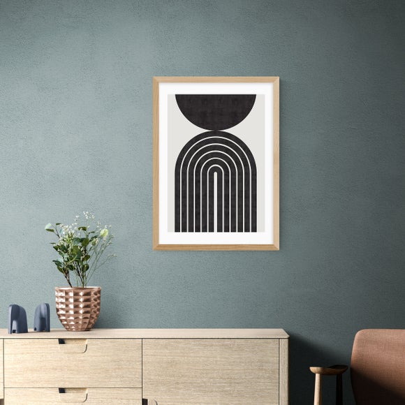 East End Prints Abstract Rainbow Circle Print