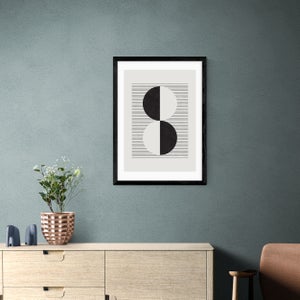 East End Prints Abstract Circles Print