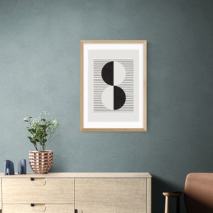 East End Prints Abstract Circles Print