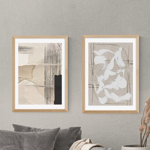 Set Of 2 East End Prints Paper Abstract Prints