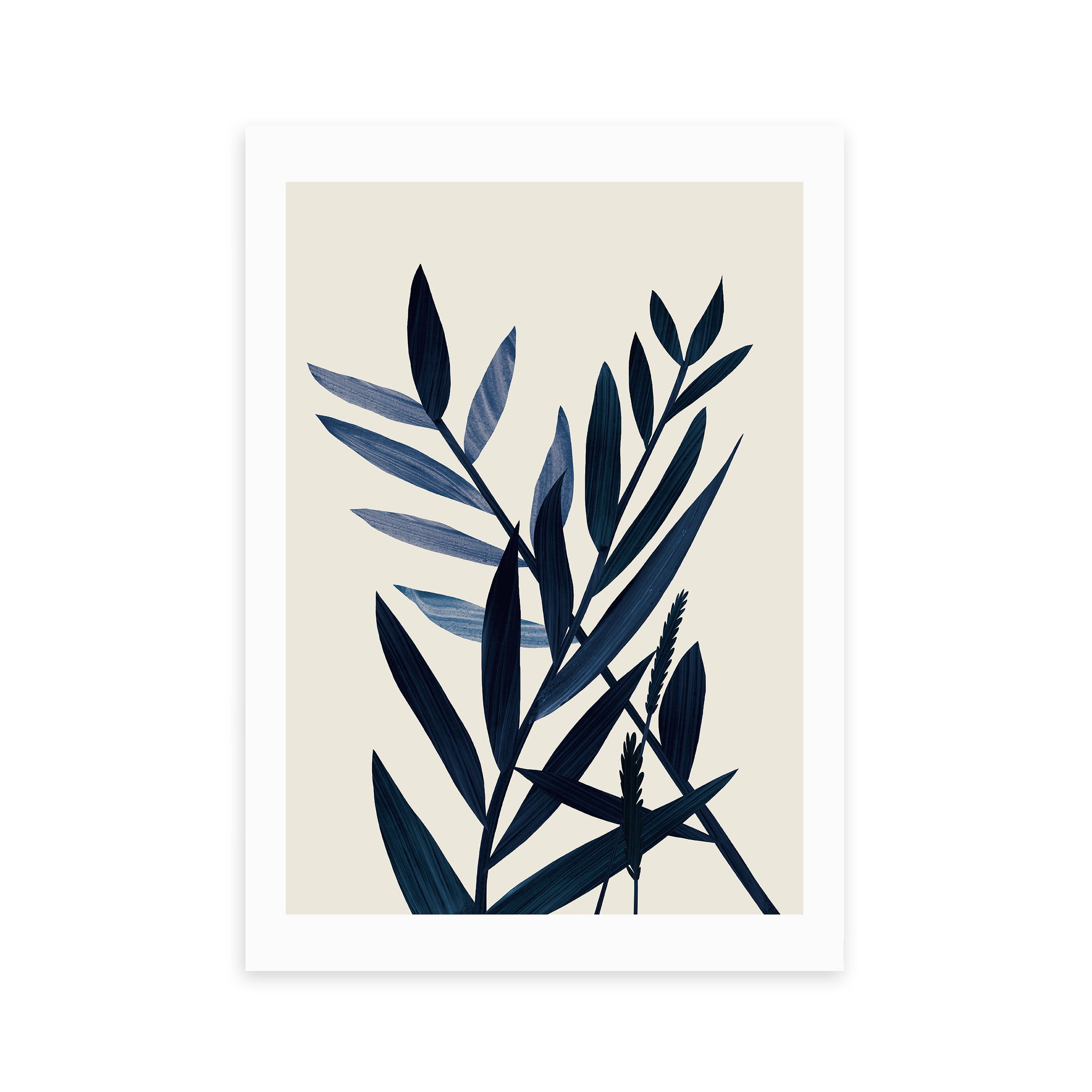 East End Prints Blue Plant II Print | Dunelm