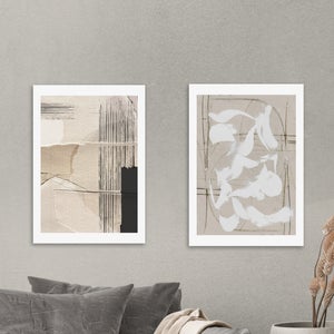 Set Of 2 East End Prints Paper Abstract Prints